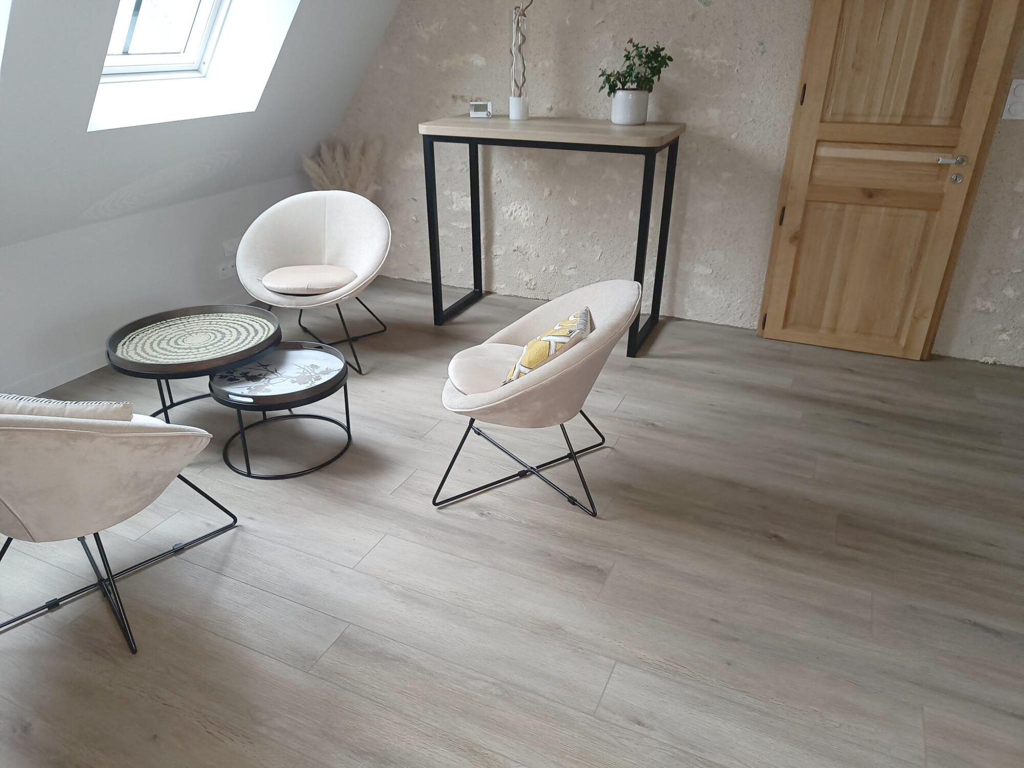 Réalisation d'un sol en PVC